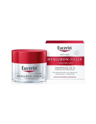 Eucerin Hyaluron-Filler + Volume-Lift Tagespflege für normale Haut bis Mischhaut